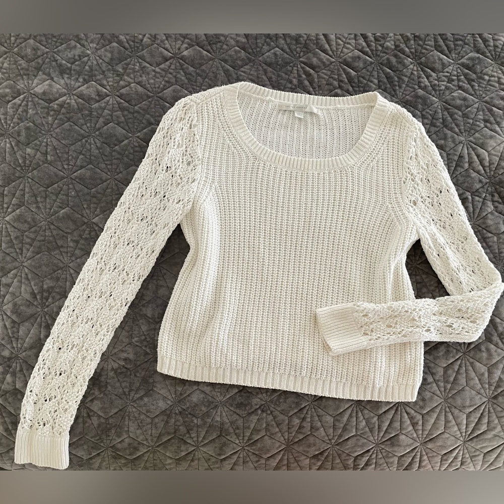 Lauren Conrad Ivory Knit Sweater